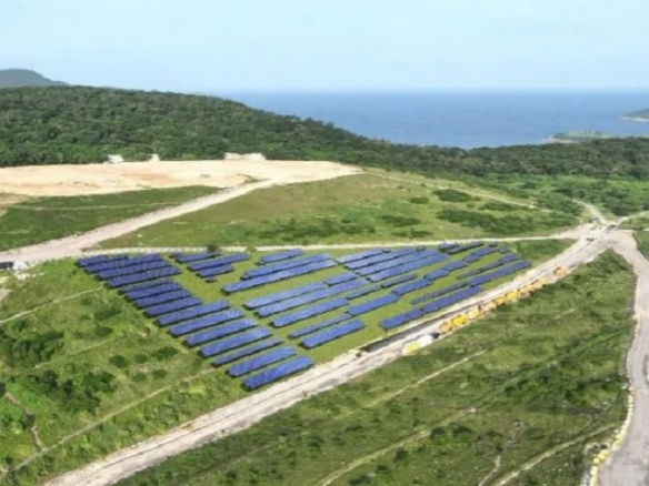 全球足跡 | 2025年開始供電！陽光能源為香港首個堆填區(qū)光伏發(fā)電場供貨